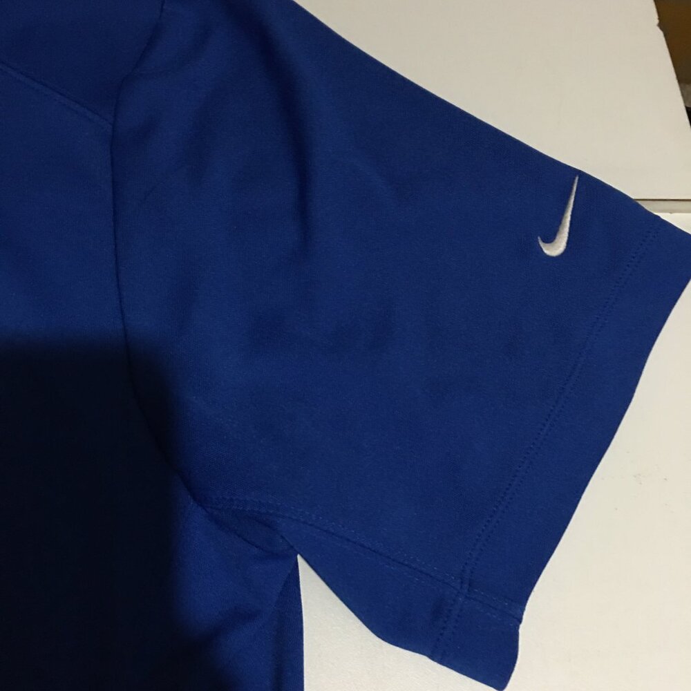 Nike Golf Polo Shirt Size XL Dri Fit Mens Blue Embroidered - Picture 4 of 11